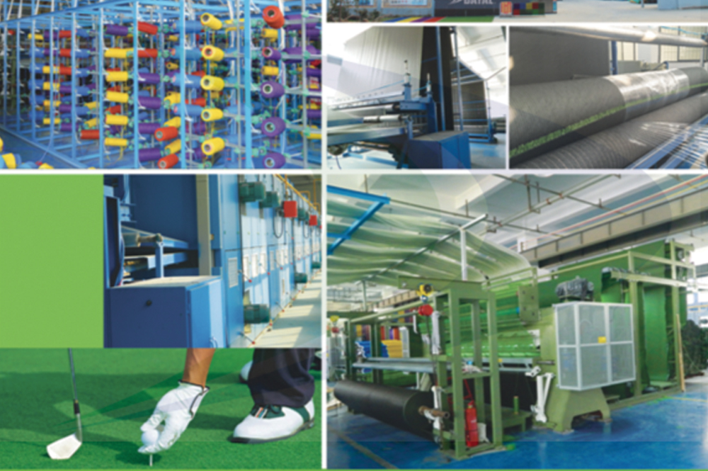 Artificial turf sports field