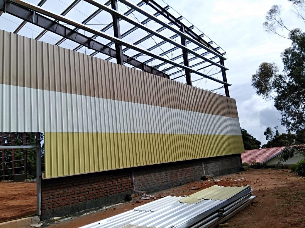 PEB sports structure construction