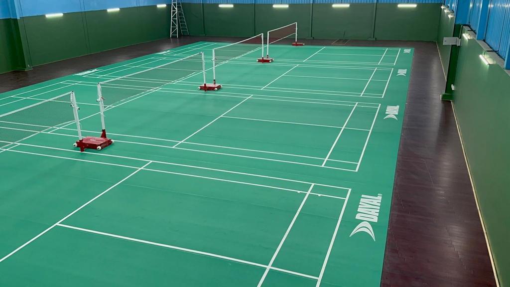 PVC flooring for sports courts
