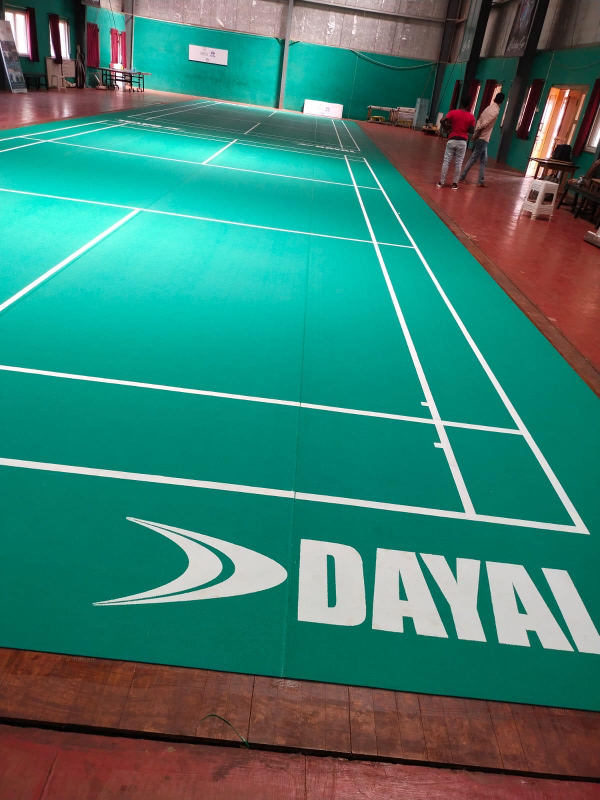 PVC sports court flooring