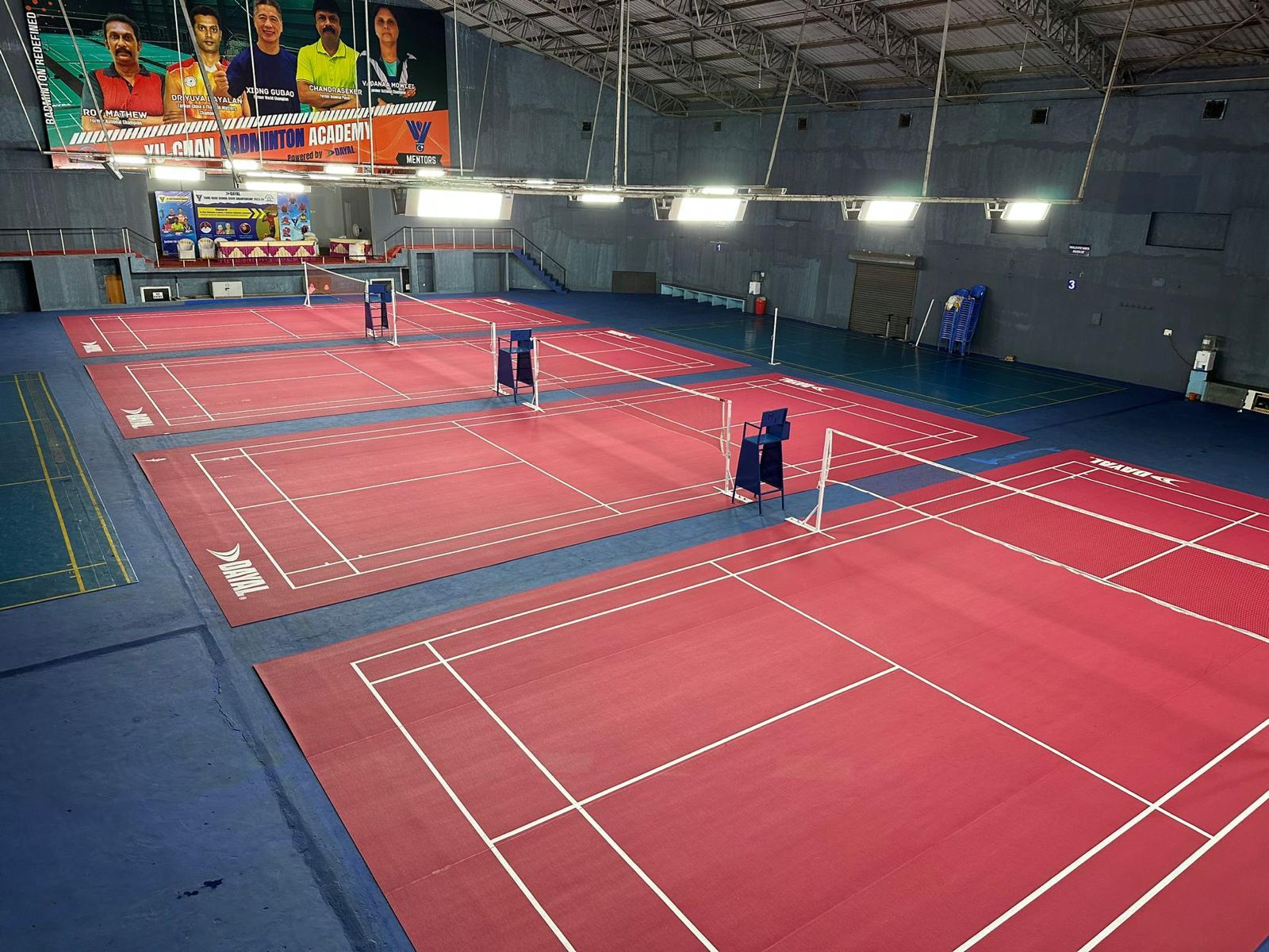 Sports court anti glare lights