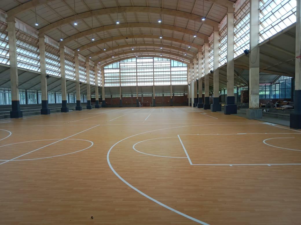 Wooden sports flooring