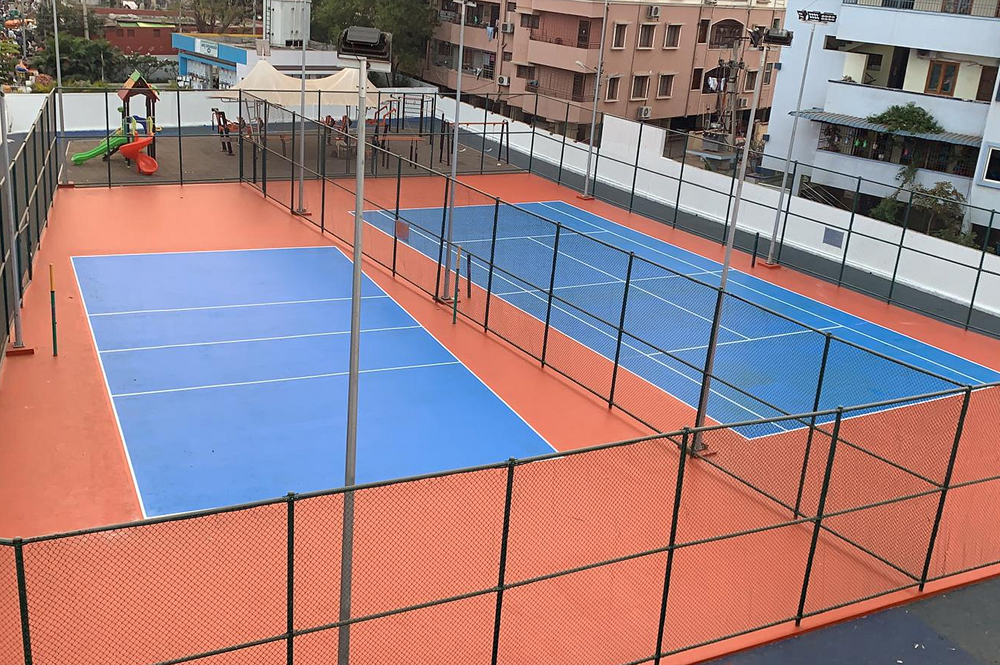 PU sports court flooring