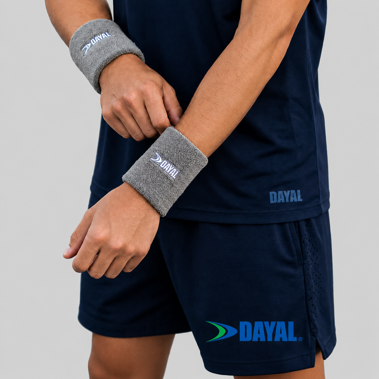 Grey wrist band